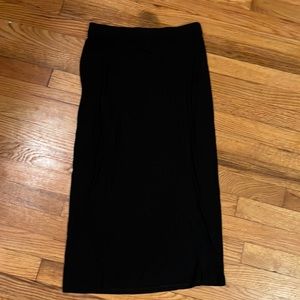 Kindred Bravely Ribbed Bamboo Midi Skirt